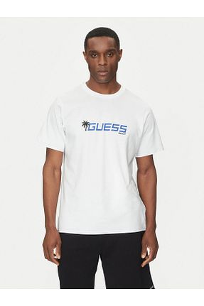 تیشرت سفید مردانه Guess - کد 922460958