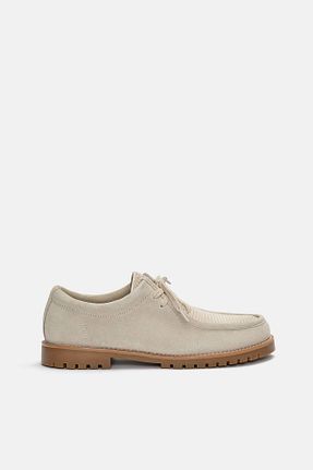 کفش لوفر نباتی مردانه پاشنه کوتاه (1 - 4 سانتی متر) Pull & Bear - کد 922469962
