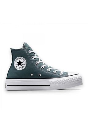 کفش اسنیکر سبز زنانه بند دار Converse - کد 923135527
