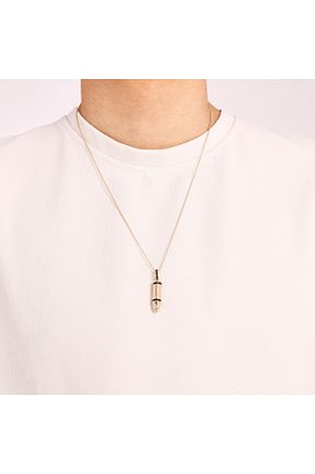 گردنبند طلا زرد مردانه 14 عیار Cenova Jewelry - کد 923126224