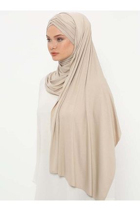 کلاه شنای حجاب قهوه ای زنانه Ecardin - کد 75090006