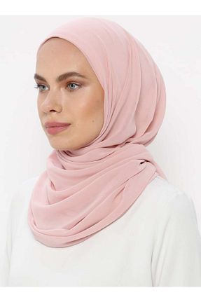 شال صورتی زنانه شیفون Ecardin - کد 75191686