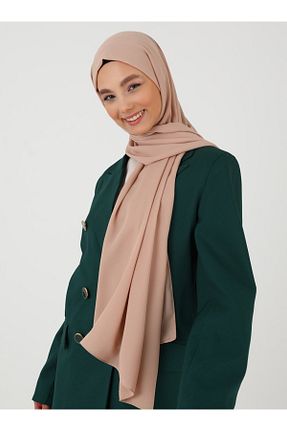 شال بژ زنانه پلی استر Tuva Şal - کد 55176215