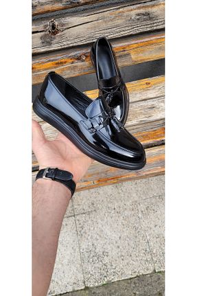 کفش کلاسیک مشکی زنانه چرم لاکی SNR - کد 922480569