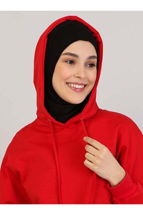 کلاه شنای حجاب مشکی زنانه Ecardin - کد 75089624