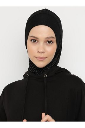 کلاه شنای حجاب مشکی زنانه Ecardin - کد 73538342