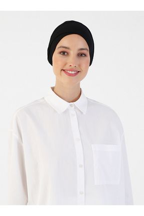 کلاه شنای حجاب مشکی زنانه Ecardin - کد 208964840