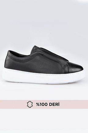 کفش کژوال مشکی مردانه چرم خالص maximoda - کد 922492807