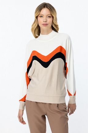 پلیور بژ زنانه Animal On Fashion - کد 878418506