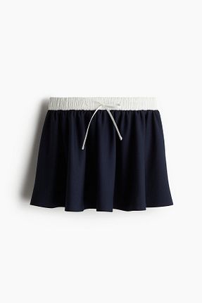 دامن آبی زنانه کلوش H&M - کد 922491399