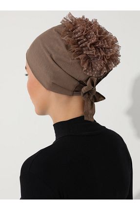 کلاه شنای حجاب قهوه ای زنانه Tuva - کد 840119948