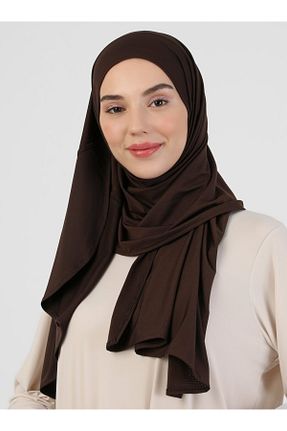 کلاه شنای حجاب قهوه ای زنانه Ecardin - کد 364780626