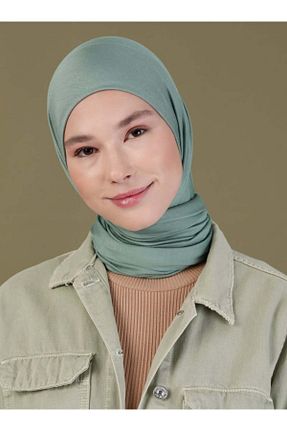 روسری سبز 100 x 100 Ecardin - کد 354764232