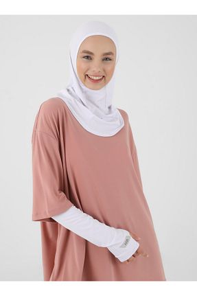 کلاه شنای حجاب سفید زنانه Ecardin - کد 376625942