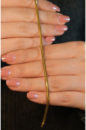 دستبند طلا رنگی زنانه 22 عیار güneyler altın - کد 923193931