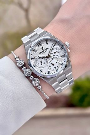 ساعت مچی طوسی زنانه 31-34 میلی متر Daniel Klein - کد 925443470