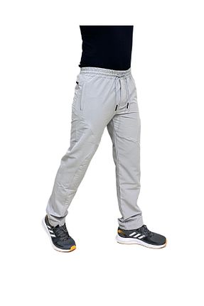 شلوار کرمگن طوسی مردانه رگولار ManKlas - کد 922546119