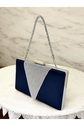 کیف مجلسی سرمه ای زنانه پارچه ای Biçanta - کد 922557285
