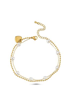 خلخال جواهر طلائی زنانه استیل (فولاد) CHARMLUCKY - کد 922591417