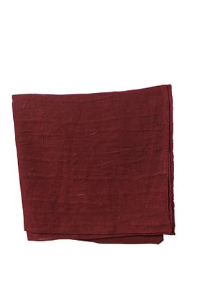 روسری زرشکی پنبه پلی استر Cazibeli - کد 922596285
