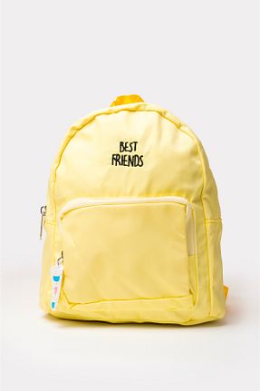 کوله پشتی زرد بچه گانه سایز متوسط ICONE BAG - کد 739655433