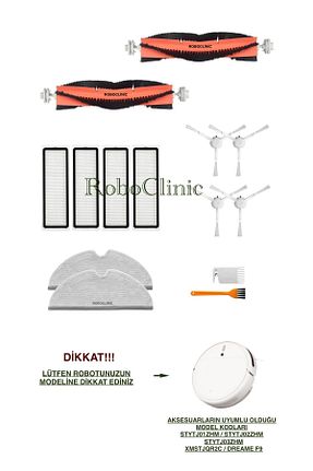 اکسسوری جاروبرقی سفید Roboclinic - کد 922609091
