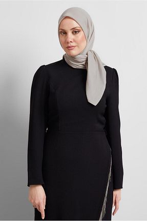روسری بژ پلی استر Alvina - کد 922659438