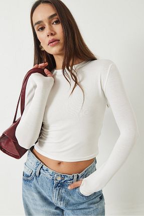 بلوز سفید زنانه Straight Bianco Lucci - کد 922666624