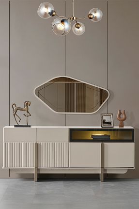 کنسول بژ MDF Eymense - کد 922457183