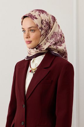 روسری زرشکی İpek Tivil Qef - کد 922681415