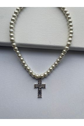 گردنبند مروارید سفید COLLECTİON - کد 922686923