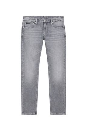 شلوار جین طوسی مردانه پاچه ساده Calvin Klein - کد 922682379
