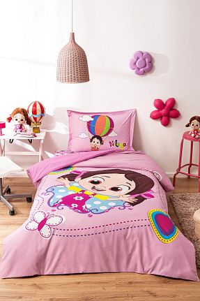 روتختی تک نفره صورتی پنبه ای Özdilek - کد 923326256