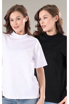 تیشرت مشکی زنانه رگولار Tight Lady - کد 834607323