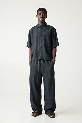 پیراهن سرمه ای مردانه Boxy Pull & Bear - کد 922684000