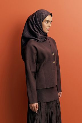 روسری قهوه ای İpek Tivil Qef - کد 923323673