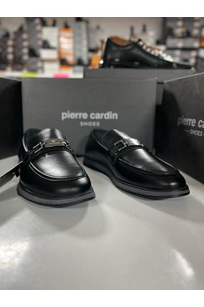 کفش کژوال مشکی مردانه چرم خالص Pierre Cardin - کد 923326048