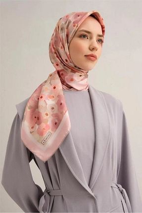 روسری صورتی 90 x 90 Armine - کد 922694408