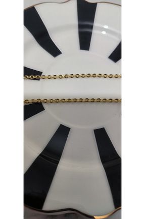 گردنبند استیل ( فولاد ) طلائی رودیوم xUPING - کد 921979441