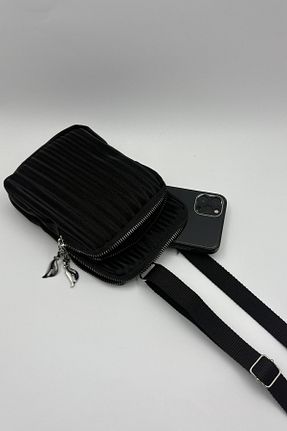 کیف دوشی مشکی زنانه چرم مصنوعی Bersia - کد 922697859