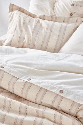 روتختی دونفره قهوه ای کتان Ecocotton - کد 315925568