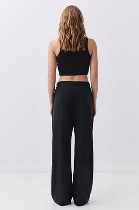 شلوار کرمگن مشکی زنانه Relaxed Trendiz - کد 922708977