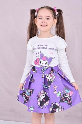 ست بالاتنه و پائین تنه بنفش بچه گانه پنبه پلی استر Trend Bebe Butik - کد 923330670