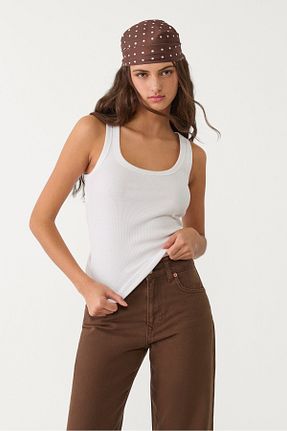 تیشرت سفید زنانه Fitted Stradivarius - کد 923335267