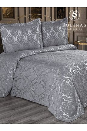روتختی دونفره طوسی پلی استر Solinas Collection - کد 667337771