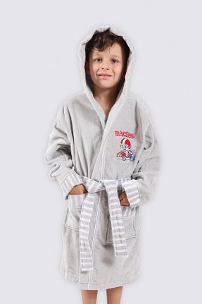 حوله پالتوئی طوسی بچه گانه Ecocotton - کد 283819402