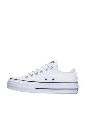 کفش اسنیکر سفید زنانه بند دار Converse - کد 4921578