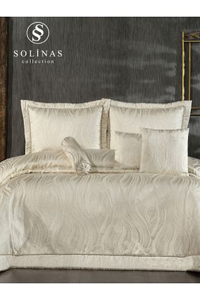 روتختی دونفره بژ پلی استر Solinas Collection - کد 859906775