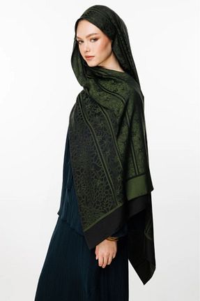 شال خاکی زنانه کشمیر Mooncorn - کد 900392454