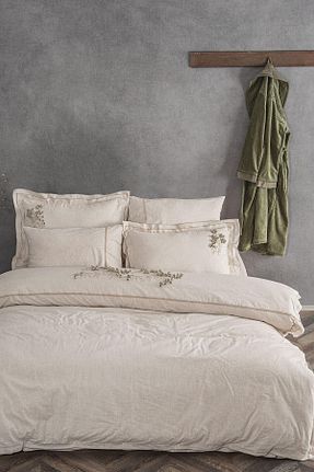 روتختی دونفره بژ پنبه ای Ecocotton - کد 283111669